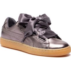 Sneakersy PUMA - Basket Heart Luxe Wn's 366730 01 Quiet Shade/Quiet Shade. Szare półbuty damskie Puma, ze skóry. W wyprzedaży za 279,99 zł.