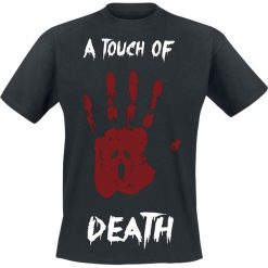 A Touch Of Death T-Shirt czarny. Czarne koszulki męskie A Touch Of Death, xl, z nadrukiem, klasyczne, z okrągłym kołnierzem. Za 54,90 zł.