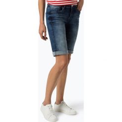 Cambio - Damskie krótkie spodenki jeansowe – Lizzi, niebieski. Niebieskie szorty damskie Cambio, bez wzorów, z jeansu. Za 599,95 zł.