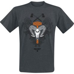 Call Of Duty Black Ops 4 - Ruin T-Shirt odcienie szarego. Szare koszulki męskie Call Of Duty, l, z nadrukiem, z okrągłym kołnierzem. Za 36,90 zł.