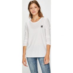 G-Star Raw - Bluzka. Białe bluzki damskie marki G-Star RAW, na co dzień, s, bez wzorów, z bawełny, retro, z okrągłym kołnierzem, bez rękawów. W wyprzedaży za 99,90 zł.