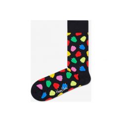Happy Socks Apple Skarpetki Czarny Wielokolorowy. Czarne skarpetki męskie Happy Socks, bez wzorów, z elastanu. Za 47,95 zł.