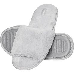 Soxo - Kapcie. Szare kapcie damskie Soxo, z materiału. Za 49,99 zł.