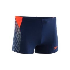 Bokserki pływackie. Niebieskie kąpielówki męskie marki Speedo. Za 129,99 zł.