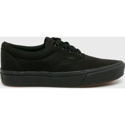 Vans - Tenisówki. Czarne trampki i tenisówki damskie Vans, bez wzorów, z gumy, na sznurówki. W wyprzedaży za 249,90 zł.