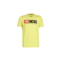 T-shirty z krótkim rękawem Diesel T JUST DIVISION. Żółte t-shirty męskie Diesel, s, bez wzorów, bez kołnierzyka, krótkie. Za 181,30 zł.