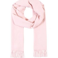 Samsøe & Samsøe ACCOLA MAXI SCARF Szal silver pink. Czerwone szaliki damskie marki Samsøe & Samsøe, bez wzorów, z wełny. Za 369,00 zł.