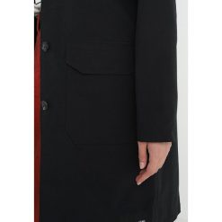 Calvin Klein Jeans LONG CAR COAT Płaszcz wełniany /Płaszcz klasyczny black. Czarne płaszcze damskie marki Calvin Klein Jeans, l, z bawełny, klasyczne. Za 1049,00 zł.