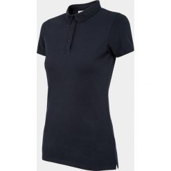 Koszulka polo damska TSD622 - ciemny granat - Outhorn. Pomarańczowe koszulki damskie Outhorn, na imprezę, bez wzorów, polo, bez rękawów. Za 49,99 zł.