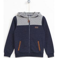 Lemon Explore - Bluza dziecięca 122-164 cm. Niebieskie bluzy chłopięce marki LEMON explore, bez wzorów, z bawełny, z kapturem. W wyprzedaży za 59,90 zł.
