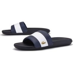LACOSTE CROCO SLIDE 120 3 US CMA > 739CMA0061092. Kapcie męskie Lacoste, z gumy. W wyprzedaży za 159,99 zł.