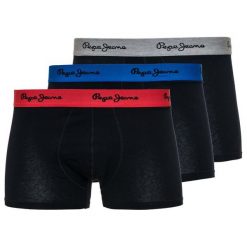 Pepe Jeans Potrójne Opakowanie Męskich Bokserek Justin S Czarne. Czarne bokserki męskie Pepe Jeans, bez wzorów, z jeansu. Za 179,00 zł.
