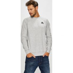 Kappa - Bluza. Niebieskie bluzy męskie Kappa, s, z aplikacjami, z bawełny, z okrągłym kołnierzem, bez rękawów, bez kaptura. Za 119,90 zł.