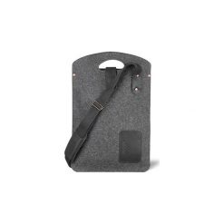 LAPP BLACK torba. Czarne torby męskie skórzane Boogie, w paski, z poliesteru, małe. Za 159,99 zł.