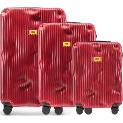 Walizki: Walizki Stripe w zestawie 3 el. Alfa Red