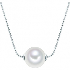Naszyjnik z perłami - dł. 42 cm. Szare naszyjniki damskie Pearls Special, z mosiądzu. W wyprzedaży za 45,95 zł.