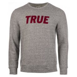 Mustang Bluza Męska Tape Sweatshirt M Szara. Szare bluzy męskie Mustang, m, z aplikacjami, bez kołnierzyka, bez rękawów, bez kaptura. W wyprzedaży za 199,00 zł.