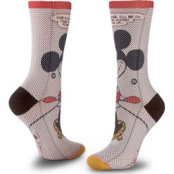 Skarpety Wysokie Damskie STANCE - Tick Tock Minnie W515D16TIC Off White. Brązowe skarpetki damskie marki Stance, z elastanu. Za 99,00 zł.