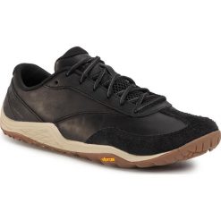 Buty MERRELL - Trail Glove 5 Lthr J066085 Black. Czarne buty sportowe męskie Merrell, ze skóry, bez zapięcia, do biegania. Za 449,00 zł.