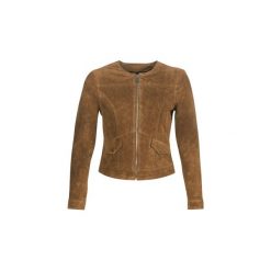 Kurtki skórzane Vero Moda VMMANON. Pomarańczowe kurtki damskie marki Vero Moda, s, bez wzorów, bez kaptura. Za 399,00 zł.