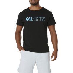 Asics Graphic 3 Tee A16060-9042. Czarne t-shirty męskie Asics, m, bez wzorów, z bawełny, bez kołnierzyka. W wyprzedaży za 79,99 zł.