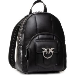 Plecak PINKO - Backpack Quilting. PE 20 PLTT 1P21QR Y697 Black Z99. Czarne plecaki damskie Pinko, bez wzorów, ze skóry, eleganckie, bez dodatków. Za 1569,00 zł.