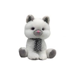 Maskotka Kot biały Silver 30 cm + EKSPRESOWA DOSTAWA W 24H. Białe przytulanki i maskotki Axiom. Za 31,85 zł.