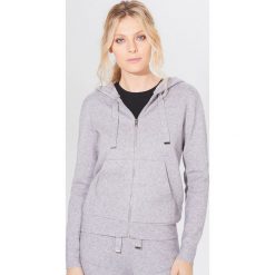 Bluza z kapturem - Jasny szary. Szare bluzy damskie Mohito, s, bez wzorów, bez rękawów, z kapturem. Za 119,99 zł.