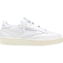 Reebok Club C 85 Tenisówki Biały. Białe trampki i tenisówki damskie Reebok, bez wzorów, ze skóry, bez zapięcia. Za 343,95 zł.