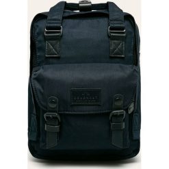 Doughnut - Plecak Macaroon Mini Navy Series. Niebieskie plecaki męskie Doughnut, w paski, ze skóry. Za 299,90 zł.
