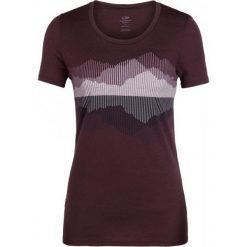 Icebreaker Damski T-Shirt Wmns Tech Lite Ss Low Crewe Cook, Reflected Velvet, S. Czarne koszulki damskie termoaktywne Icebreaker, s, bez wzorów, z wełny. W wyprzedaży za 195,00 zł.