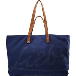 Shopper bag damskie: Liebeskind Berlin VENEZIA LIEBE SHOPPER Torba na zakupy ink blue with toffee