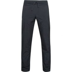 Spodnie EA7 EMPORIO ARMANI Czarny. Czarne spodnie męskie marki EA7 Emporio Armani, na co dzień, na zimę, z aplikacjami. W wyprzedaży za 395,00 zł.