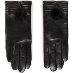 Rękawiczki Damskie LASOCKI - 2W6-002-AW20 Black. Czarne rękawiczki damskie Lasocki, bez wzorów, ze skóry. Za 89,99 zł.