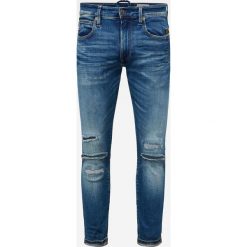 G-Star Raw - Jeansy Lancet Skinny. Niebieskie jeansy męskie G-Star RAW, bez wzorów, retro. Za 619,90 zł.