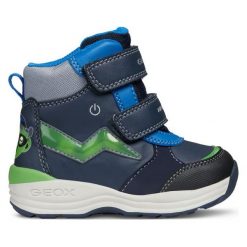 Geox Buty Zimowe Za Kostkę Chłopięce New Gulp 23 Niebieski. Niebieskie buty chłopięce zimowe marki Geox, za kostkę. Za 329,00 zł.
