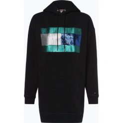 Tommy Hilfiger - Damska bluza nierozpinana – Hanna, zielony. Zielone bluzy damskie TOMMY HILFIGER, xl, bez wzorów, z długim rękawem, długie, z kapturem. Za 399,95 zł.