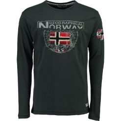 T-shirty męskie z nadrukiem: Koszulka „Jlacier” w kolorze antracytowym