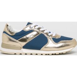 Pepe Jeans - Buty Verona W Greek. Niebieskie buty sportowe damskie Pepe Jeans, bez wzorów, z jeansu, sportowe. W wyprzedaży za 199,90 zł.