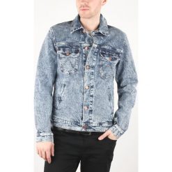 Wrangler Kurtka Niebieski. Niebieskie płaszcze męskie Wrangler, m, bez wzorów, z bawełny, vintage, bez kaptura. Za 585,95 zł.