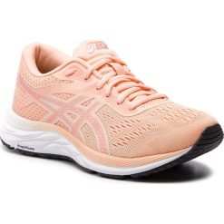 Buty ASICS - Gel-Excite 6 1012A150 Bakedpink/Silver 700. Pomarańczowe buty sportowe damskie marki Asics, bez wzorów, z gumy, sportowe, do biegania. Za 329,00 zł.
