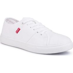 Tenisówki LEVI'S - Pillsbury 231552-733-51 Regular White. Białe półbuty męskie Levi's®, na co dzień, bez wzorów, z gumy, klasyczne, bez zapięcia. Za 169,00 zł.