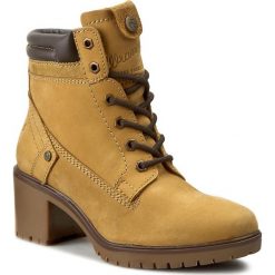 Buty zimowe damskie: Botki WRANGLER – Sierra Creek WL162520 Tan Yellow 24