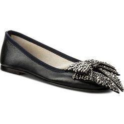 Baleriny damskie: Baleriny HEGO’S MILANO – 1033-2 Nappa Blu/Fiocco Perline