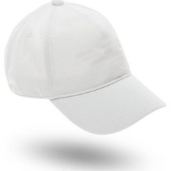 CZAPKA Z DASZKIEM EMPORIO ARMANI. Białe czapki męskie z bawełny. Za 269,00 zł.