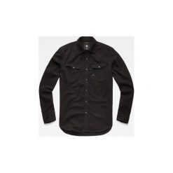 Koszule z długim rękawem G-Star Raw D15290 B496 - 3301 SHIRT. Czarne koszule męskie G-Star RAW, s, bez wzorów, retro, bez kołnierzyka, z długim rękawem. Za 345,56 zł.