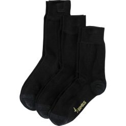 Skarpetki z wiskozy bambusowej (3 pary) bonprix czarny. Czarne skarpetki damskie bonprix, z wiskozy. Za 44,99 zł.