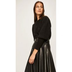 Answear - Sweter. Czarne swetry damskie ANSWEAR, s, bez wzorów, z dzianiny, bez rękawów, bez kaptura. W wyprzedaży za 69,90 zł.