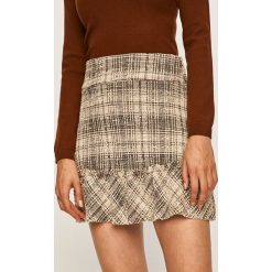 Vero Moda - Spódnica. Białe spódniczki damskie Vero Moda, na co dzień, s, bez wzorów, z bawełny, casualowe, z podwyższonym stanem, mini, ołówkowe. W wyprzedaży za 79,90 zł.