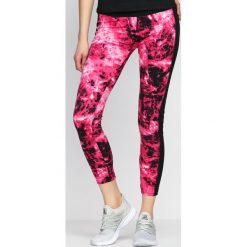 Spodnie damskie: Fuksjowe Legginsy Spiral Galaxy